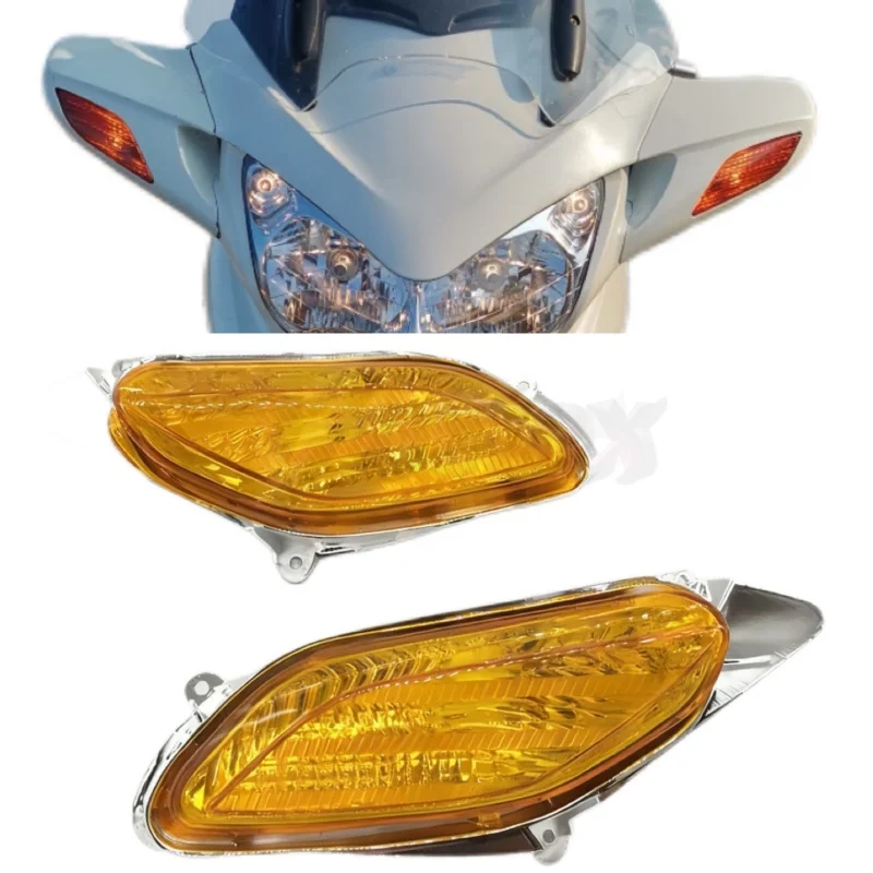

Motorcycle Front Turn Signal Indicator Lights Lens Cover Lamp Blinker Accessories For Honda ST1300 ST 1300 2002 03 04 2005-2016