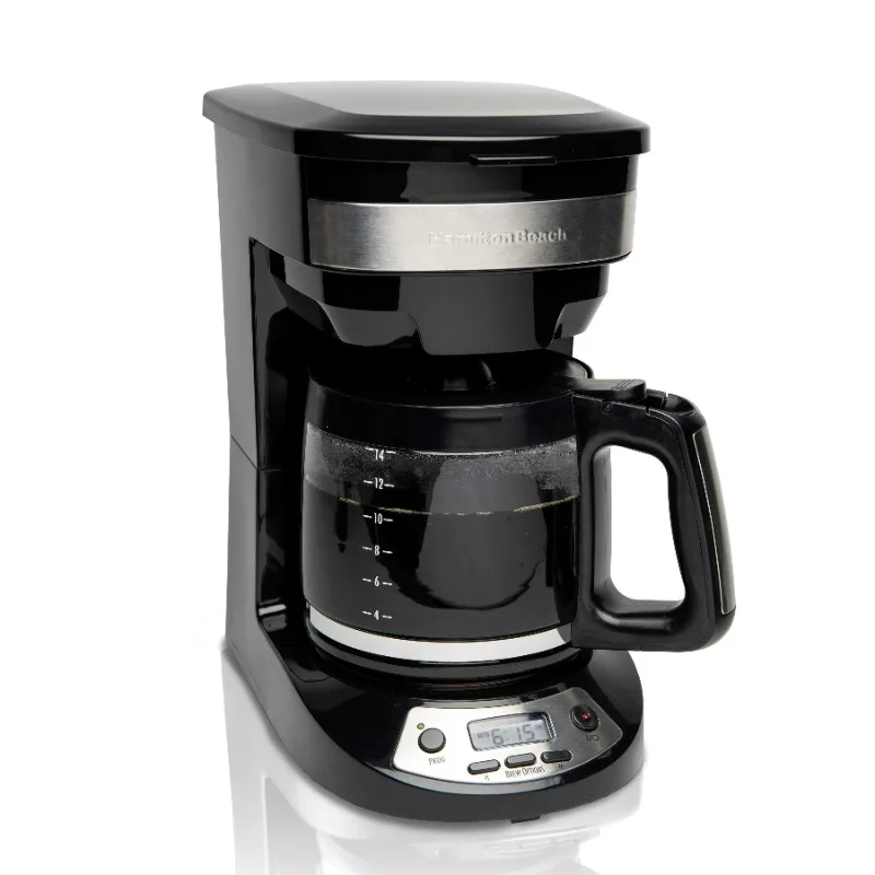 

Hamilton Beach 14 Cup Programmable Coffee Maker, Black, 46295C