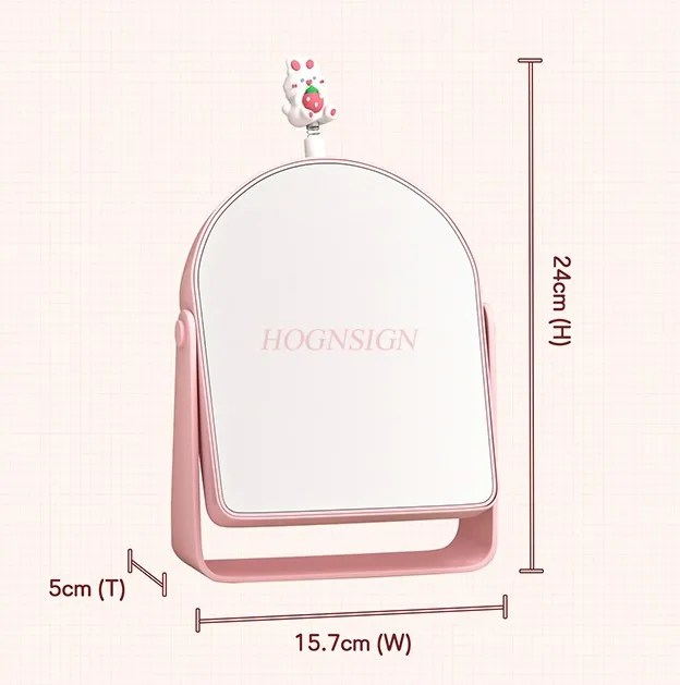 

Mirror, makeup mirror, foldable desktop mirror, portable and high-definition