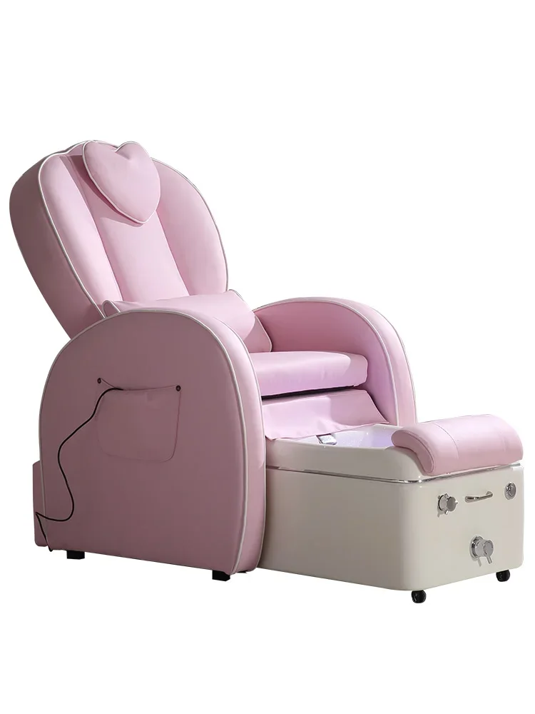 Electric nail armchair, reclining foot bath, foot massage chair, single beauty eyelash massage