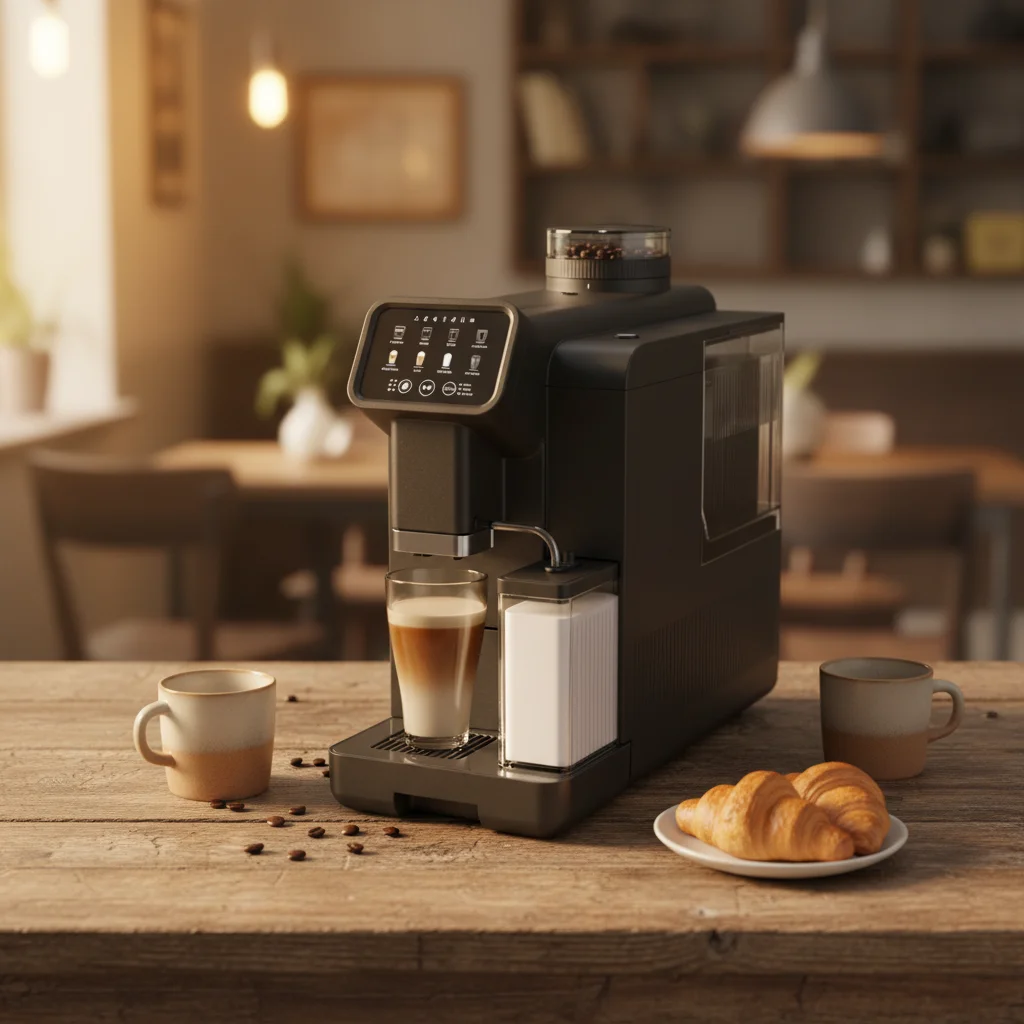 Fully Automatic 19Bar High Pressure Extraction Self Cleaning Smart Coffee Machine for  Restaurant Commercial Use