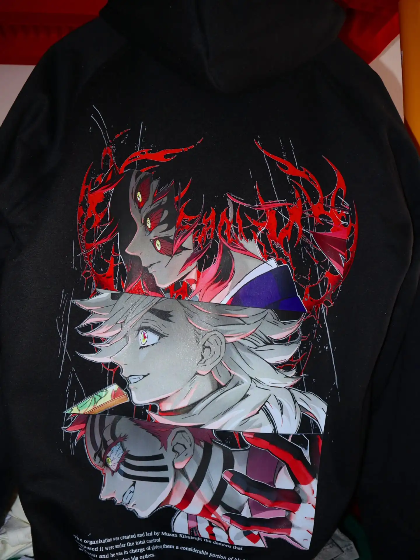 Sudaderas con capucha Harajuku con estampado de anime nuevo para mujer, ropa de calle con capa de demonio, tops góticos y2k, sudadera de gran tamaño con capucha, ropa para parejas