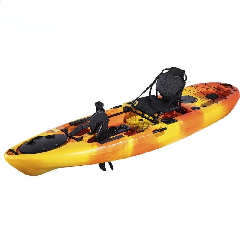 

Rotational Kayak Single Pedal Boat Pedal Boat Outdoor Luya Boat Fishing Sea Fishing