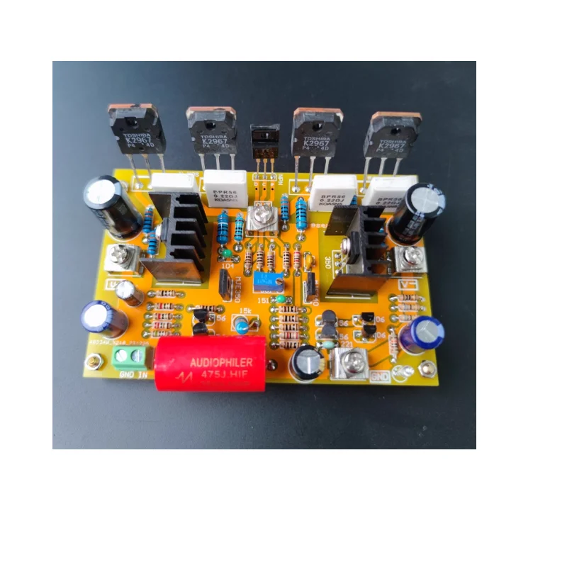 Dual parallel high voltage version HIFI fever level field tube discrete high-power amplifier board mono finished accessories