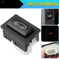 Tailgate Rear Trunk Lock Release Switch Button For BMW 3 5 6 7 Series X1 X3 F20 F35 F30 F10 F11 F06 F07 F02 E84 F25 61319200316