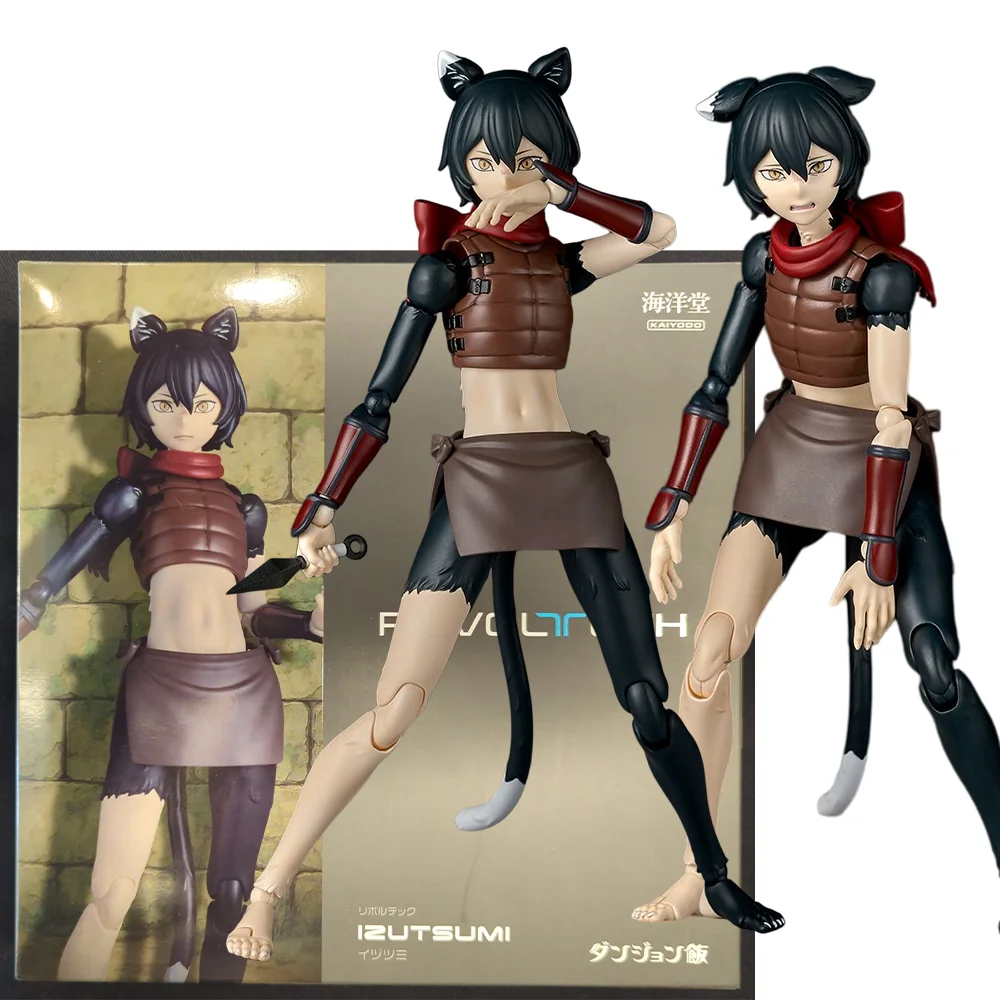 

In Stock KAIYODO Revoltech Delicious in dungeon Izutsum Anime Modle Toys Desktop decorations gifts