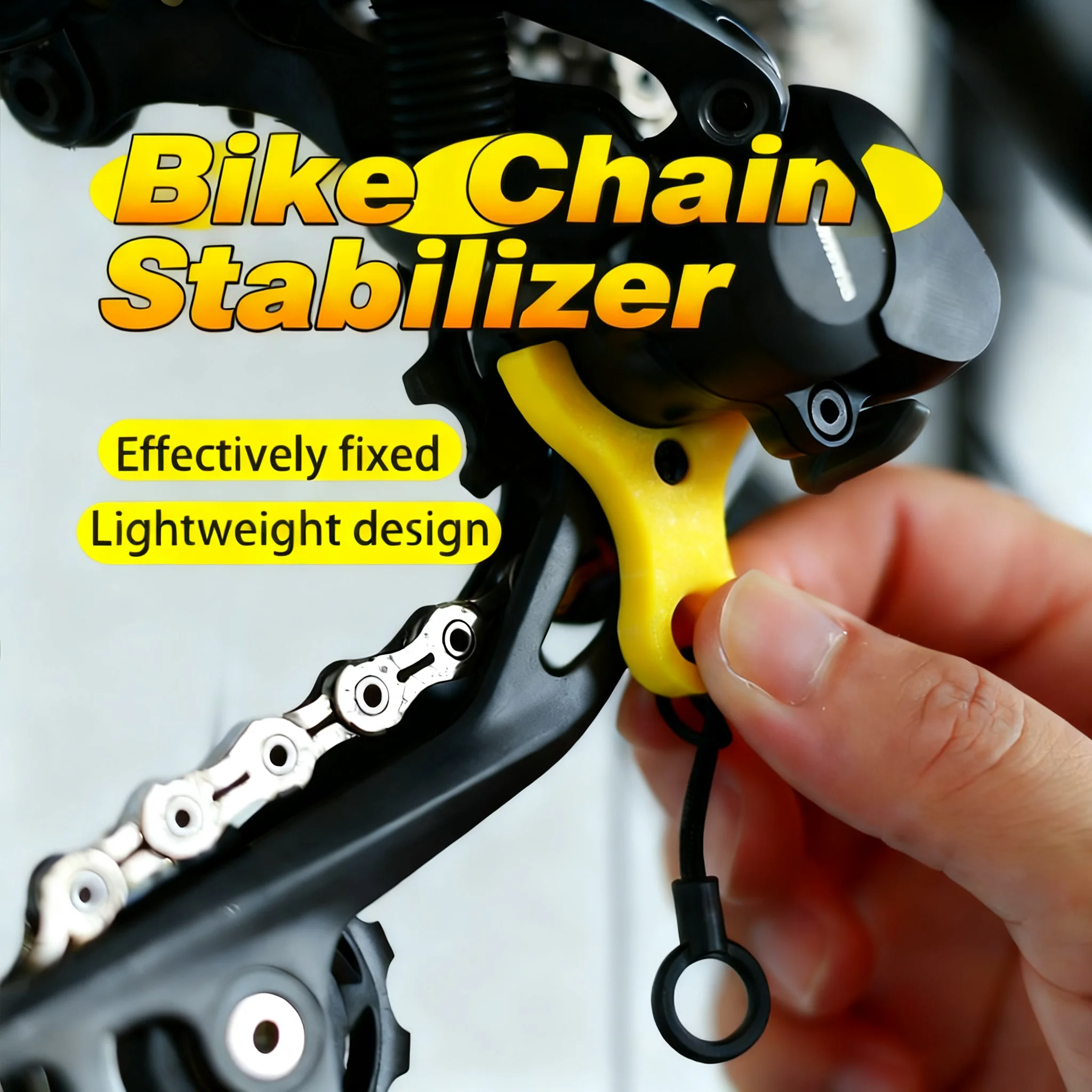 Walosphy Portable Bicycle Chain Stabilizer Road Bicycle Rear Derailleur Stabilizer MTB  Chain Stabilizer Bike Repair Tool