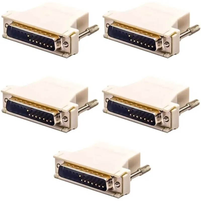 Professional Serial DB25 Male to RJ45 Female Adapter | 25-Pin to 8P8C Ethernet Terminal Converter — купить у AliExpress WW