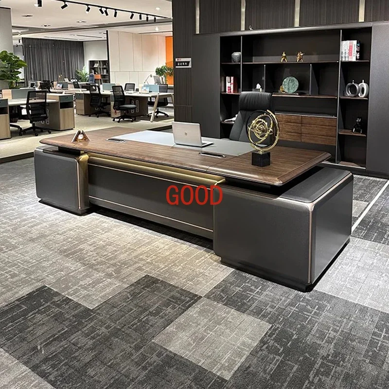 

Workbench Writing Computer Desks Standing Supplies Boss L Shape Desk Table Corner Sedentary Scrivania Gaming Office Furniture
