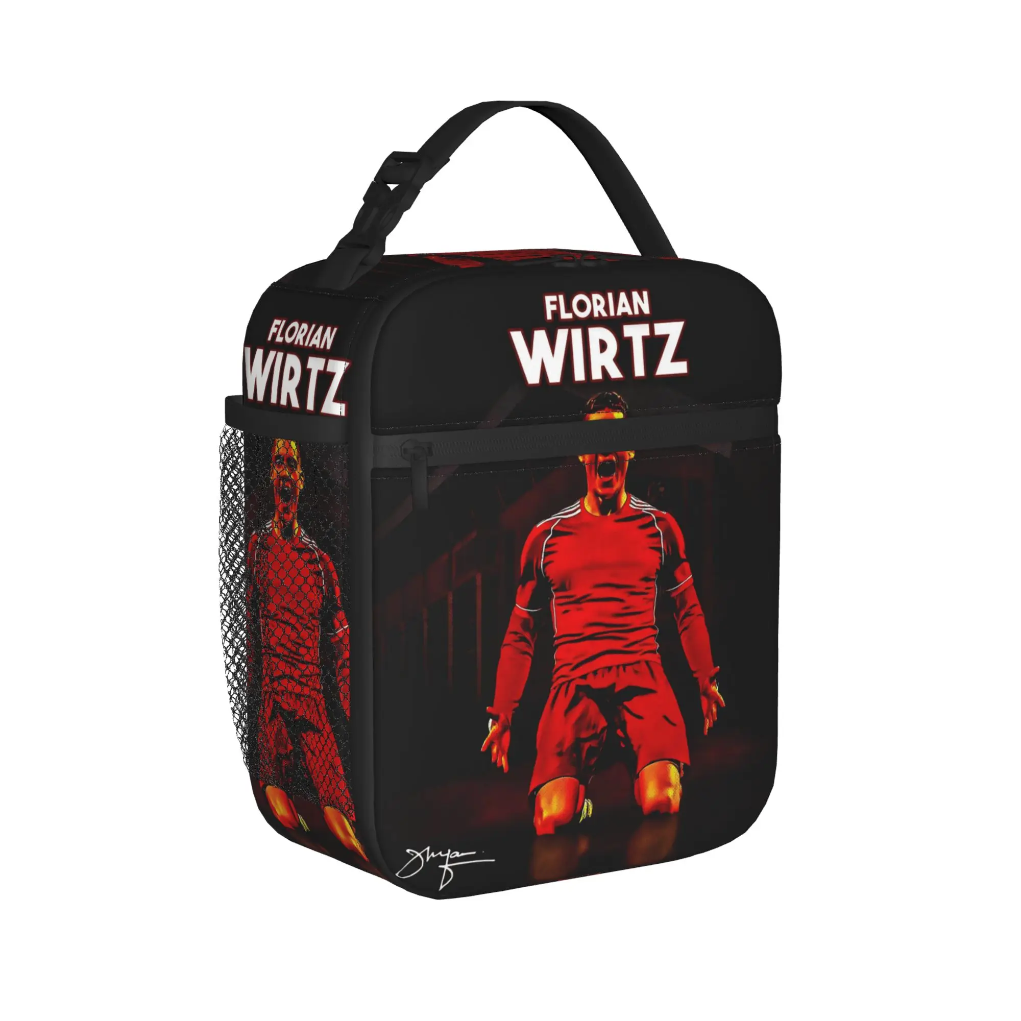 Bolsa térmica para el almuerzo con aislamiento, número 7, Florian Wirtz, contenedor para comidas de fútbol, ​​bolsa térmica, caja para el almuerzo, bolsos para comida de oficina y exteriores