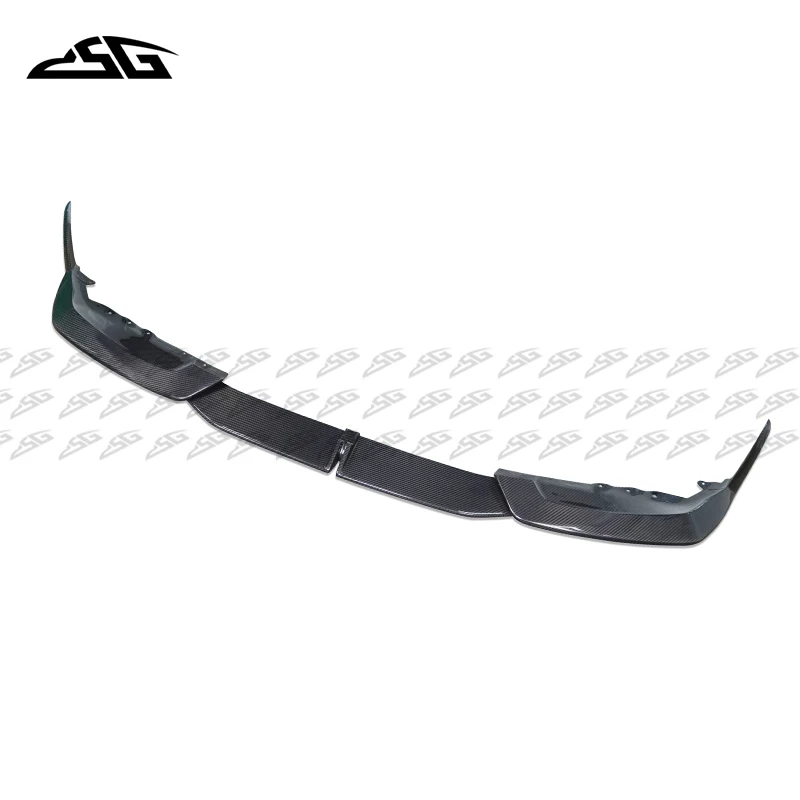 

For BMW M2 G87 M2C 2022+ Carbon Fiber Front Bumper Lip Splitter Spoiler Diffuser Lower Guard Plate Apron TAKD Style Body Kit