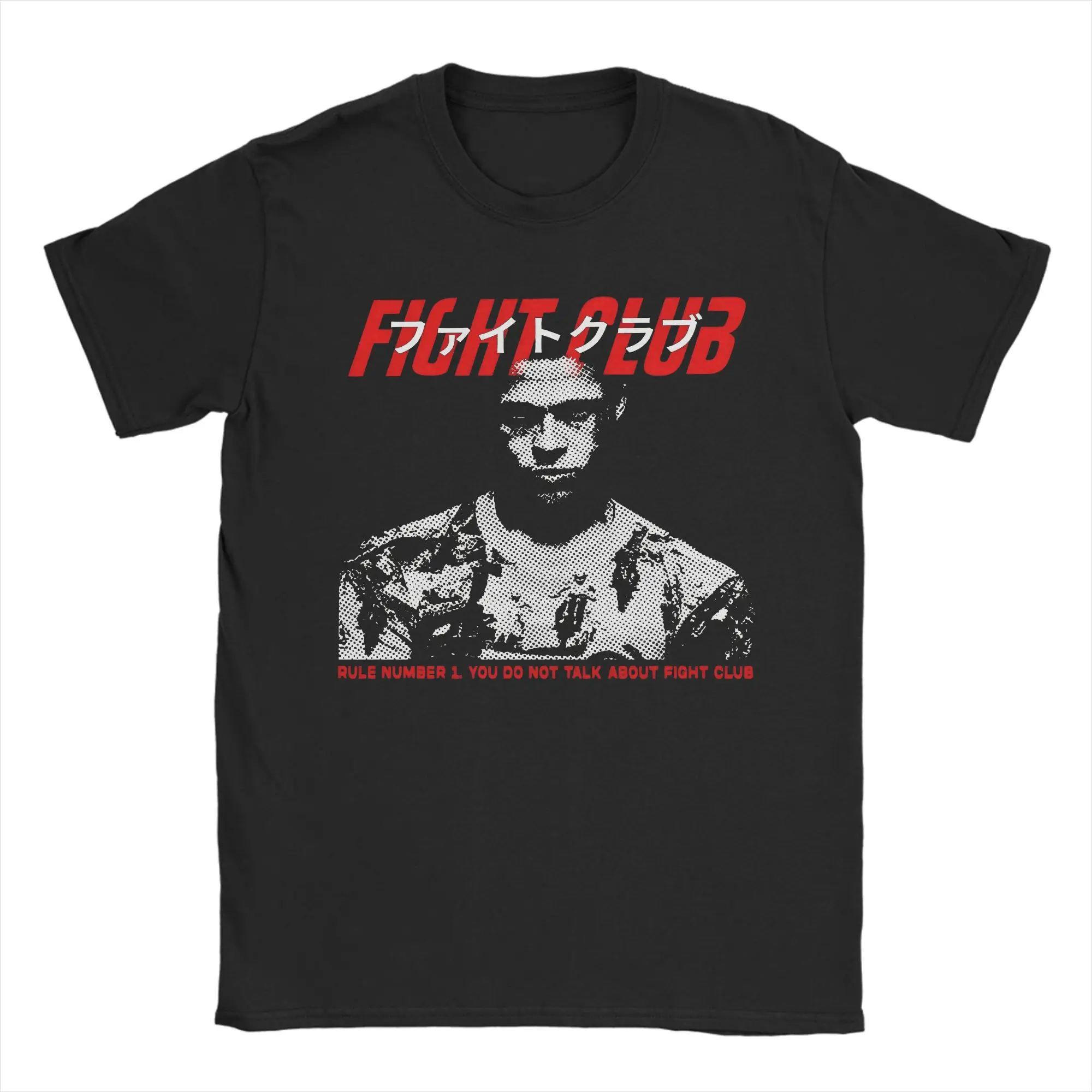 

Men Women Fight Club Tyler Durden T Shirt Cotton Clothing Fun Short Sleeve Round Neck Tees Classic T-Shirts