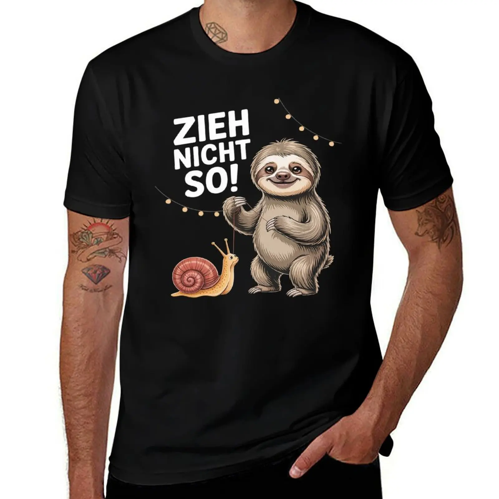 

Sloth Humour Saying Zieh Nicht So entspannter T-Shirt Luxury man cute clothes anime t shirts for men