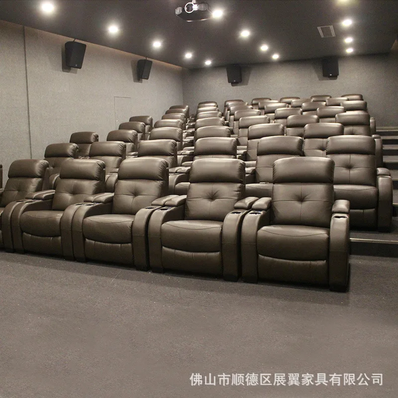 فيلا عائلية قابلة للتخصيص، سينما عائلية، قاعة تلفزيون، أريكة جلدية كهربائية