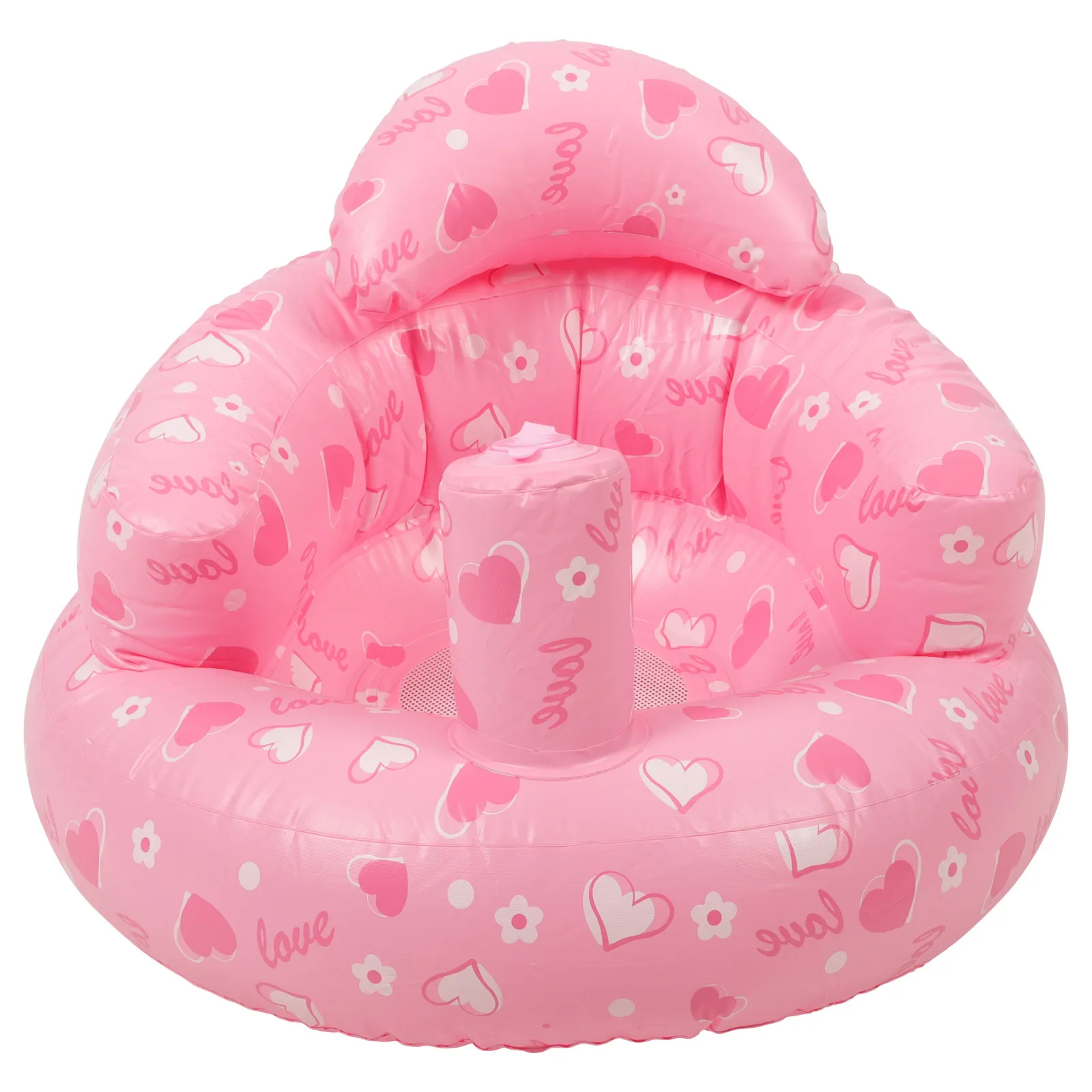 インフレータブルベビー-pvc-ピンク幼児用バス幼児用シート座椅子用快適で安全なサポート力のある多機能幼児用