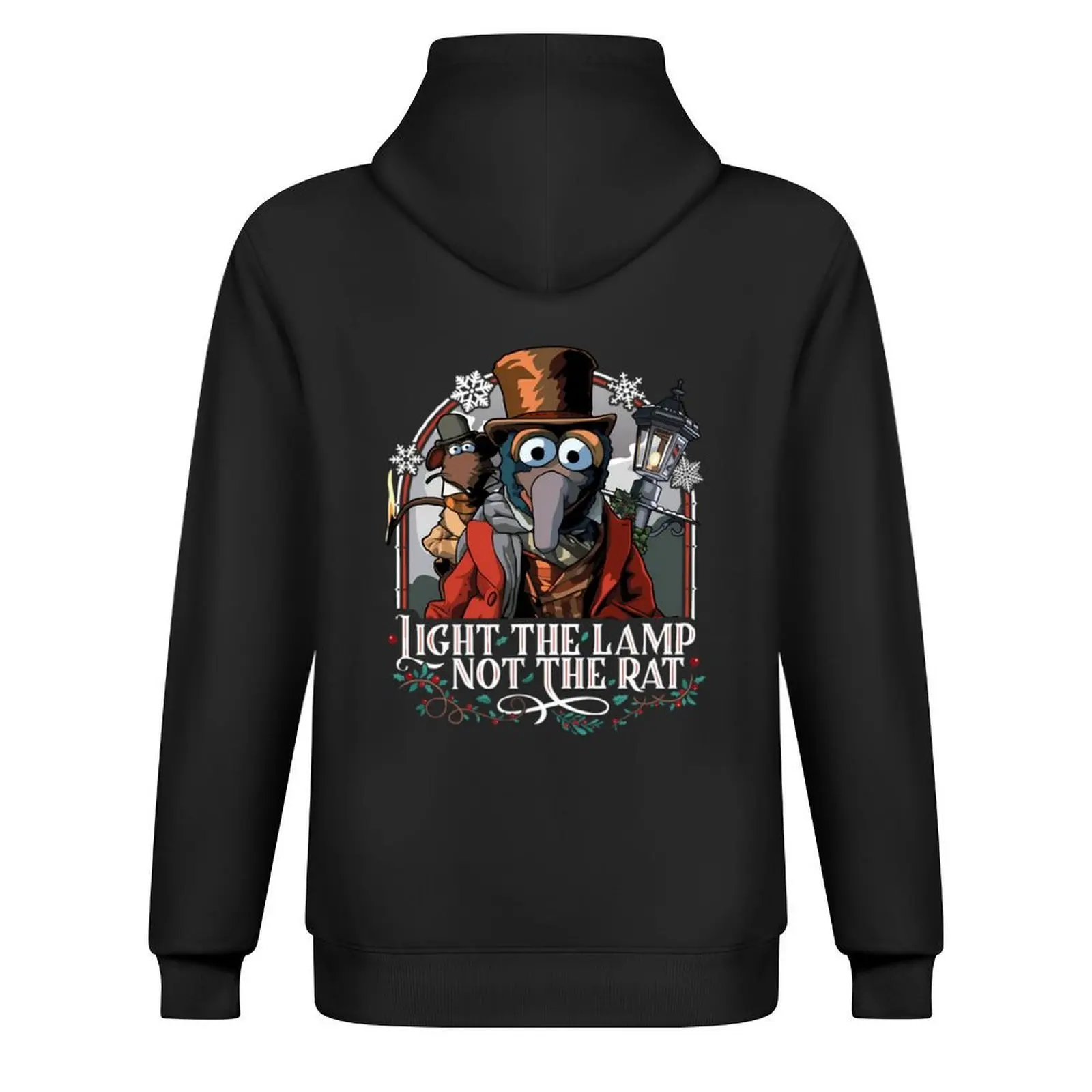 Muppet Christmas Carol - Gon.zo Riz.zo هوديي الخريف الرجال العرق قميص الخريف الملابس كبيرة الحجم هوديي