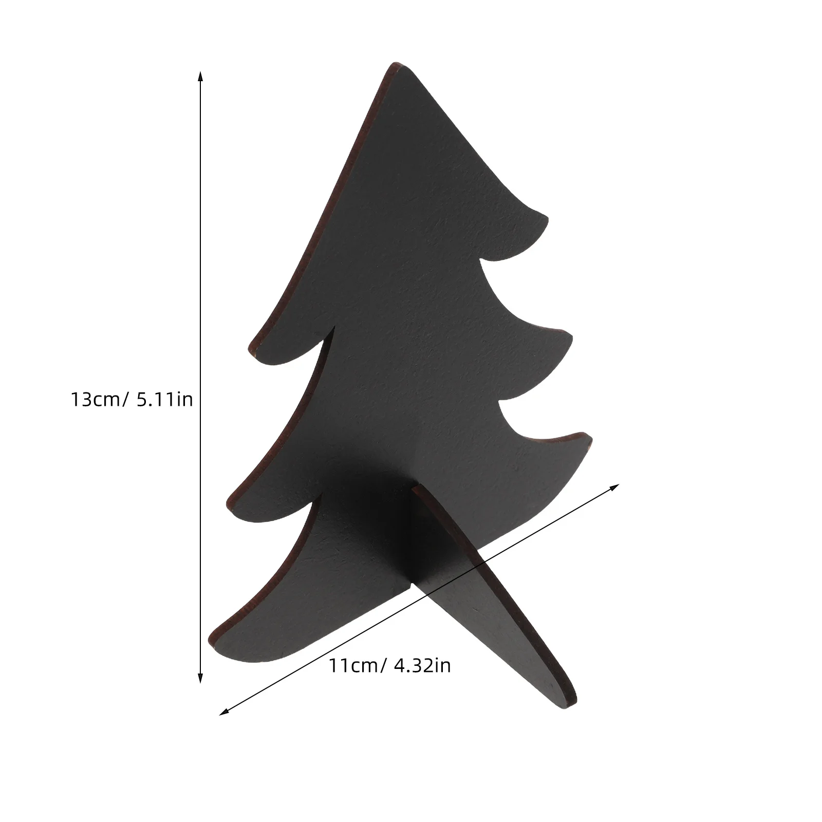 12Pcs Mini Wood Chalkboard Signs Christmas Tree Double Sided Writable Boards Rustic Holiday Party Food Labels Wedding Table