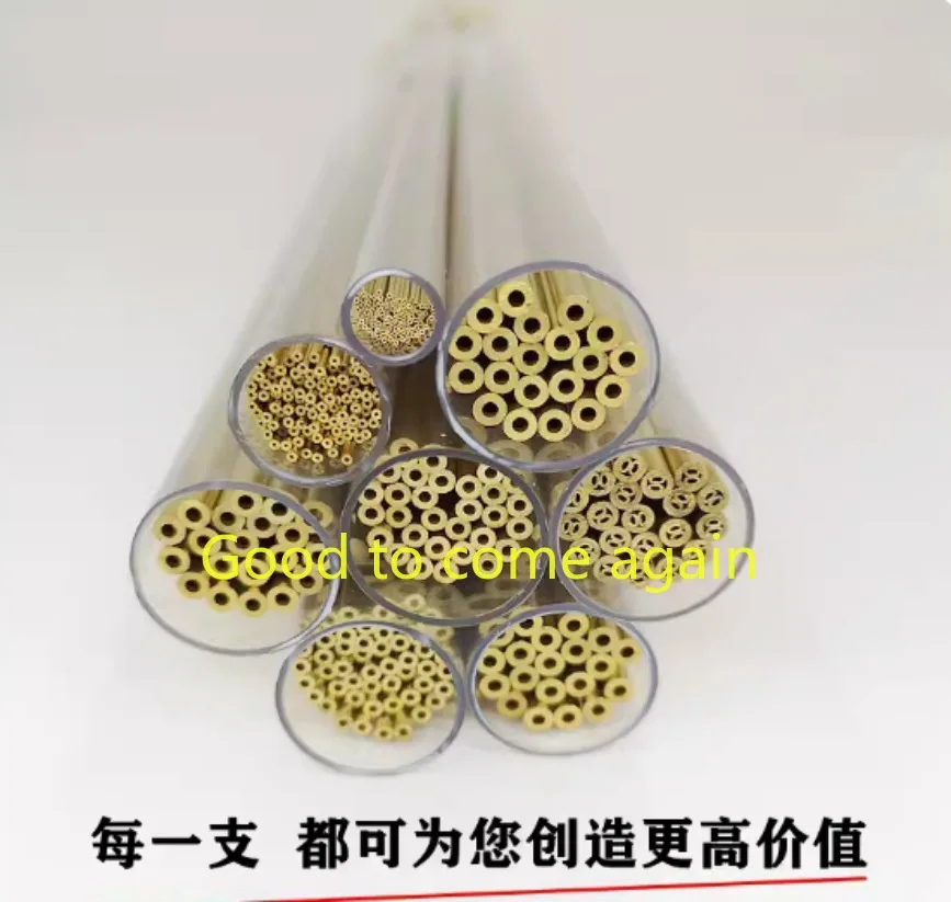 Increase Height Copper Electrode Tube Single Hole Brass Tube 0.5/0.6/0.7/0.8/1.0/1.2/1.5/2.0/3.0mm*Length 600mm for EDM Drilling