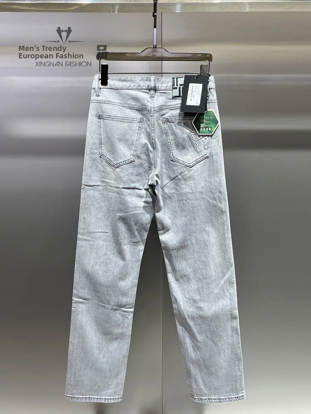

High Quality Slim Fit Straight Leg Men's Jeans Pure Color Thin Denim Spring New Arrival Casual Comfortable Standard Fit