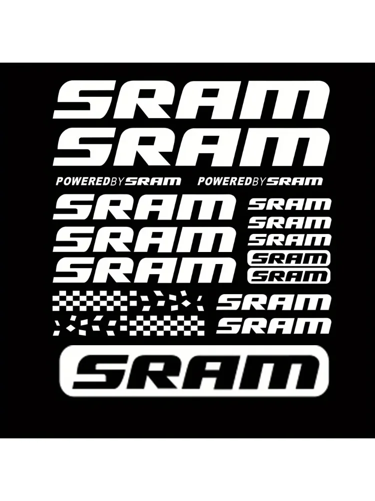 AliExpress NONE Holographic Rainbow SRAM Sticker Waterproof PVC Vinyl Decal Scratch-Resistant for MTB Bicycle Frame Motorcycle Helmet