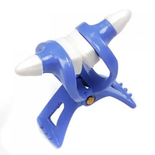 2Pcs Unisex Nose Up Lifting Shaping Clip Straightening Lifter Blue