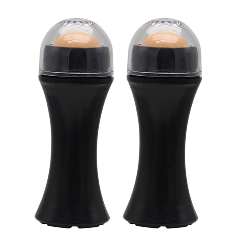 2X Volcanic Roller Oil Control Rolling Stone Matte Makeup Face Skin Care Tool Facial Cleaning Oil Absorption Roller Ball