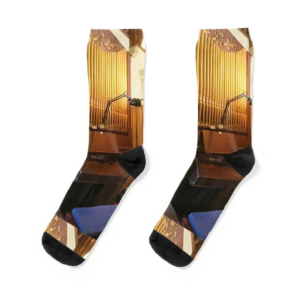 Church Organ Socks with print luxury Women Socks Men's