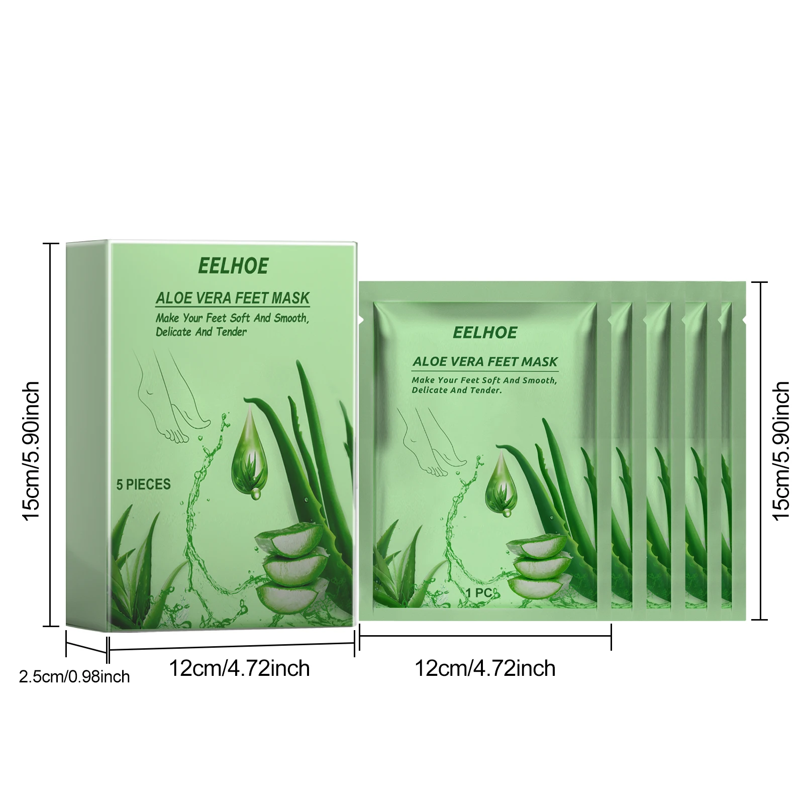 Aloe Vera Ayak Maskesi Nemlend - Foot Mask Peeling incelemesi ve fiyatı