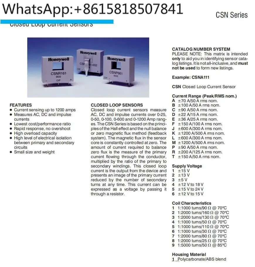 CSNK500M   Genuine current sensor