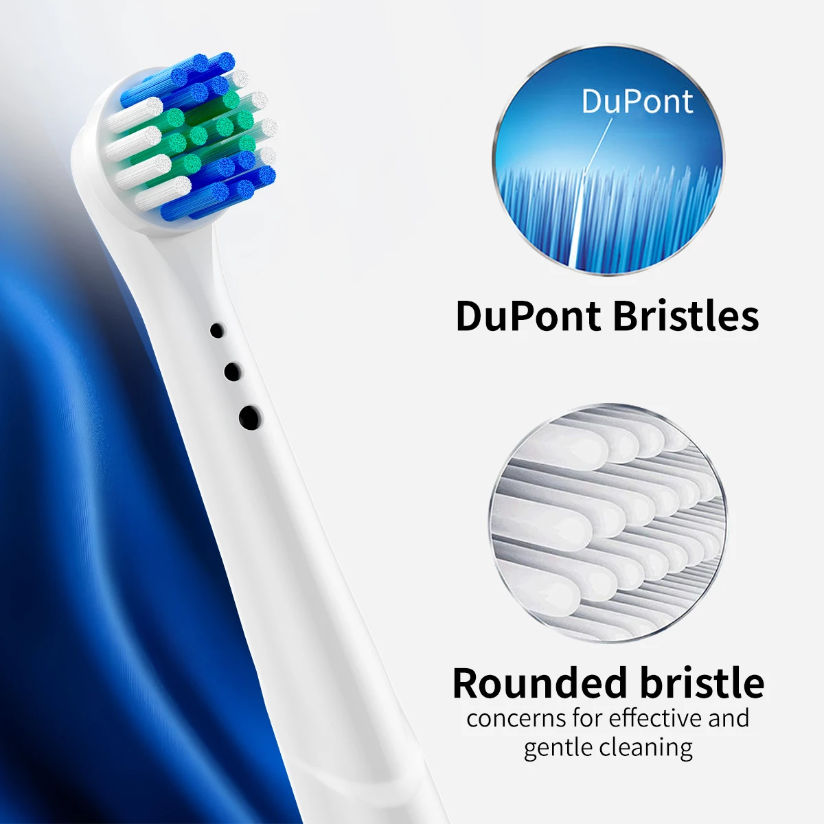 

Compatible Electric Rotating Toothbrush Oralb Series Smart/Pro/Genius Original Quality Perfect Fit for Oral B 1 Year Supply