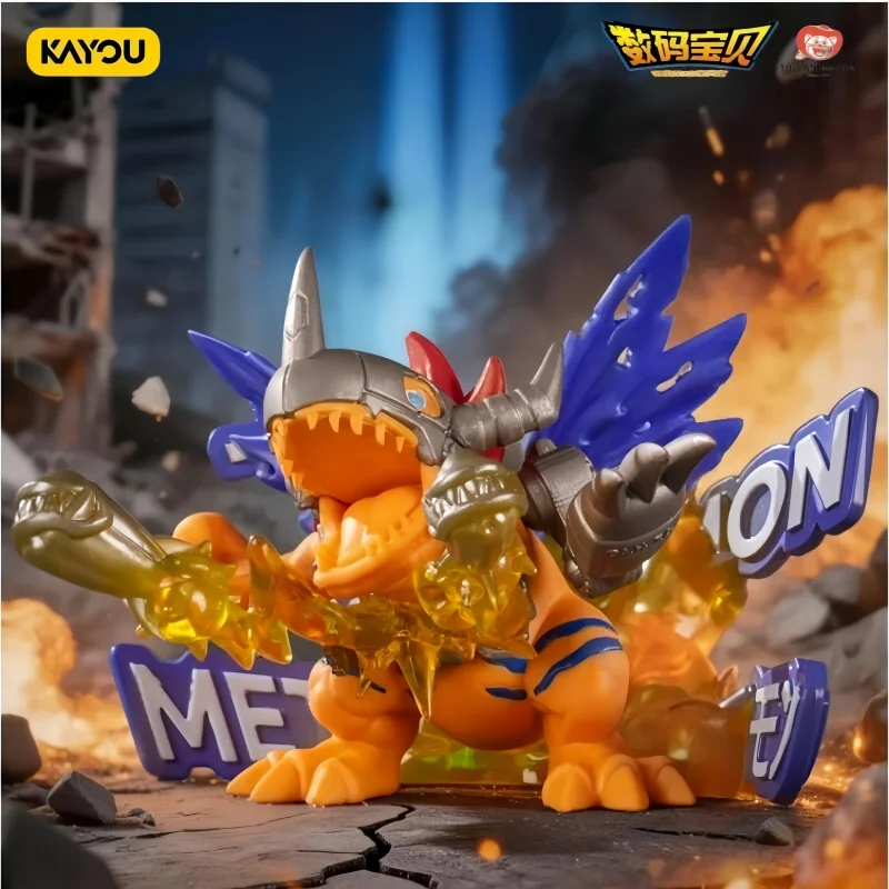 New Arrivals Genuine Kayou Digimon Dimensional Evolution Series Blind Box Mini Eraser 3d Figure Model Cards Surprise Gift Toys