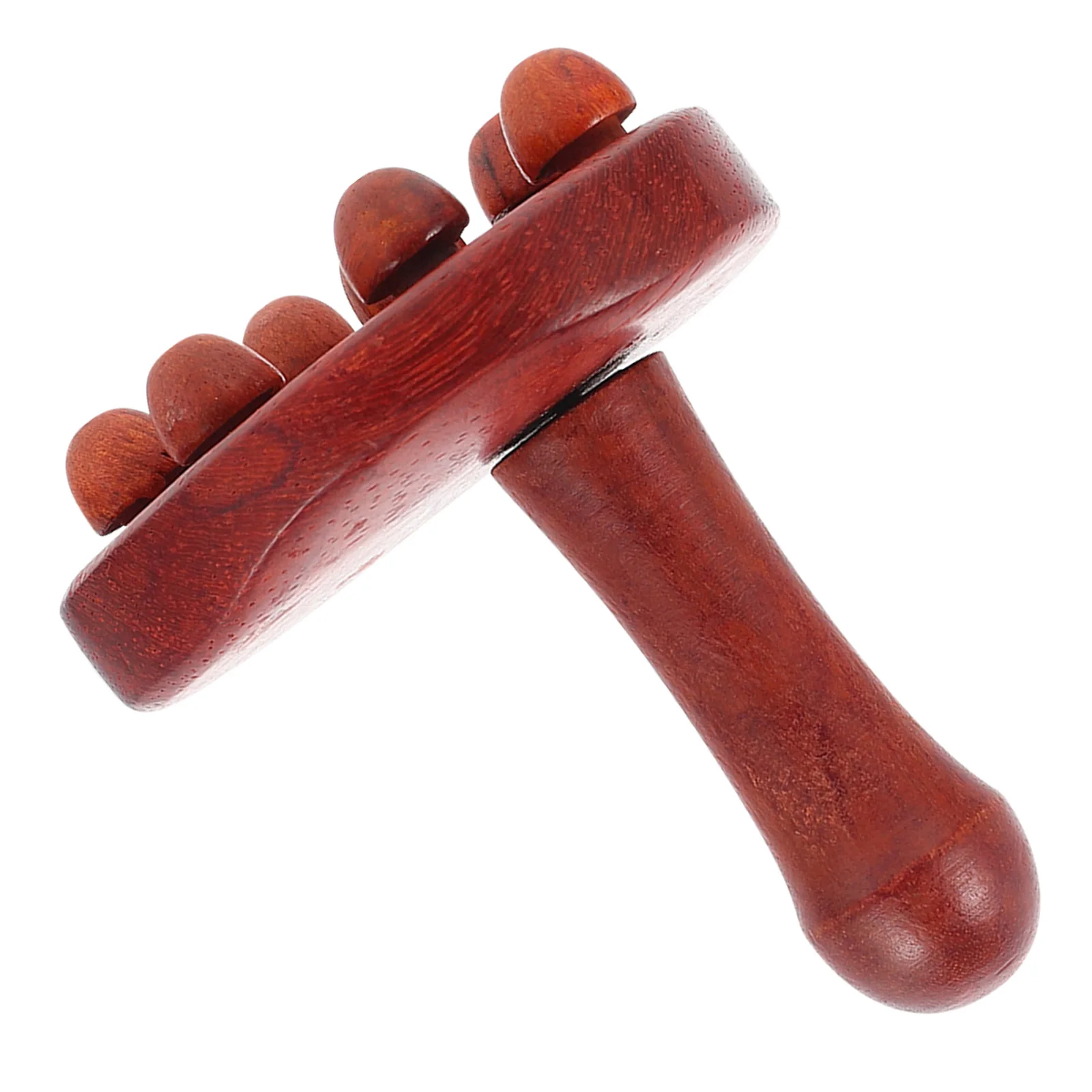 Masajeador corporal de madera, herramienta de relajación ergonómica H, dispositivo de masaje de cuerpo completo, alivio de tensión aromática Manual en forma de pie