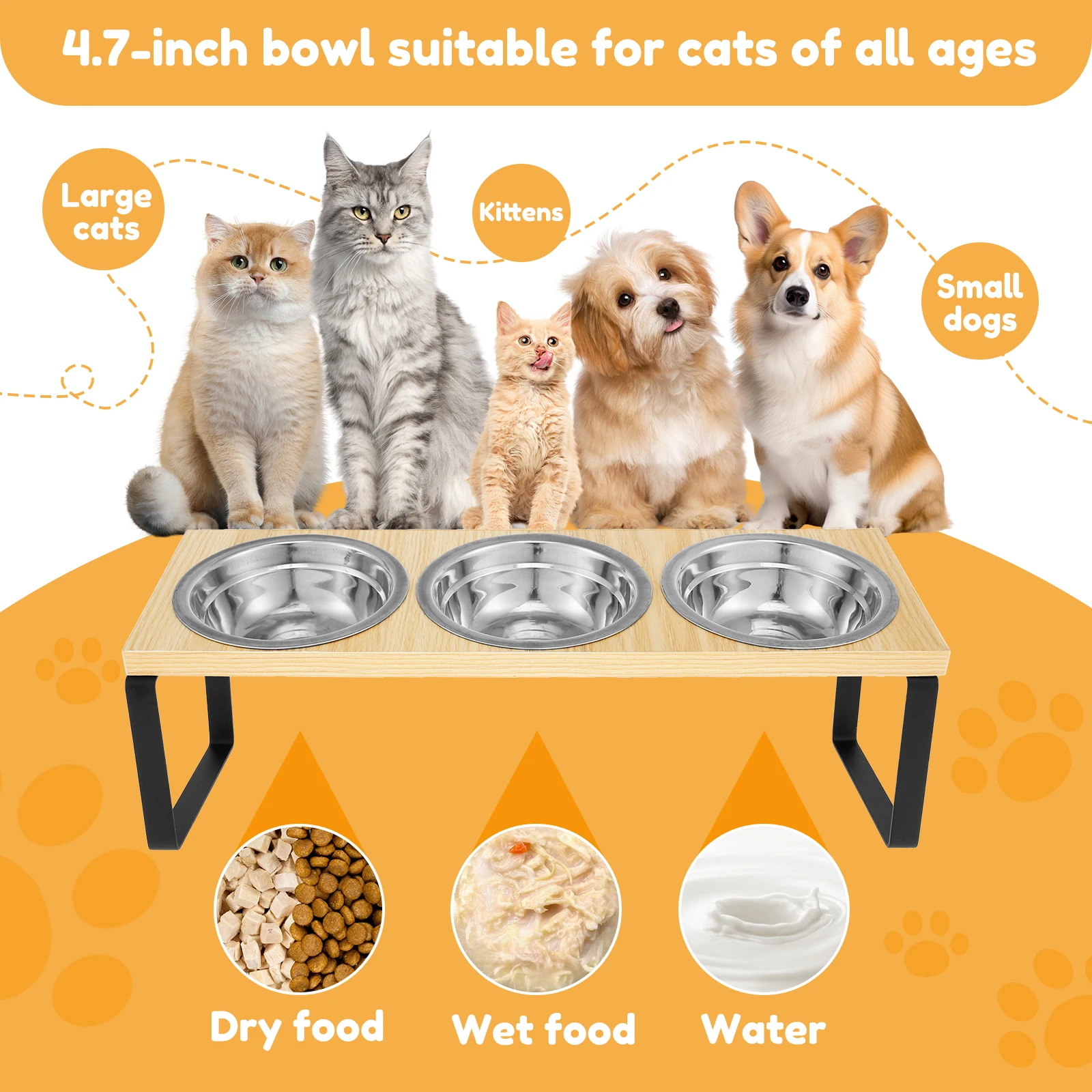 Thumbnail 4 - #18 Trending Elevated Cat Feeding Bowls Right Now