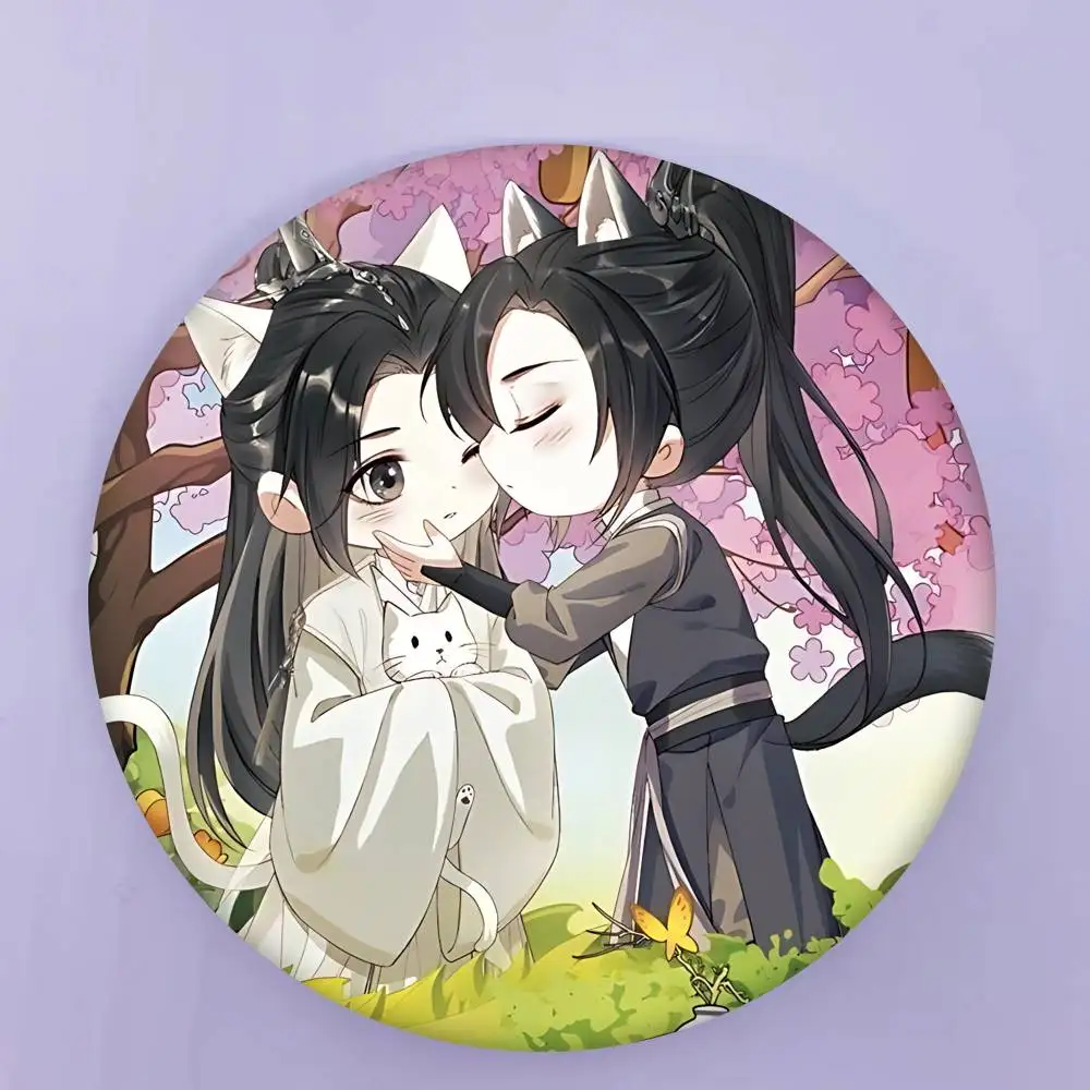 Chu WanningS Mo Ran الكرتون جولة زر دبابيس شعار دبابيس الإبداعية على ظهره الملابس الديكور موضة الكرتون مجوهرات هدايا #5