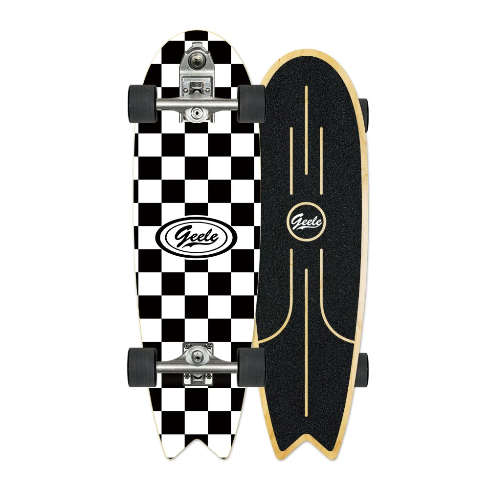 

Новинка: Профессиональный скейтборд для тренировок Surfskate V7 с различными графическими дизайнами, 33 дюйма, для взрослых
