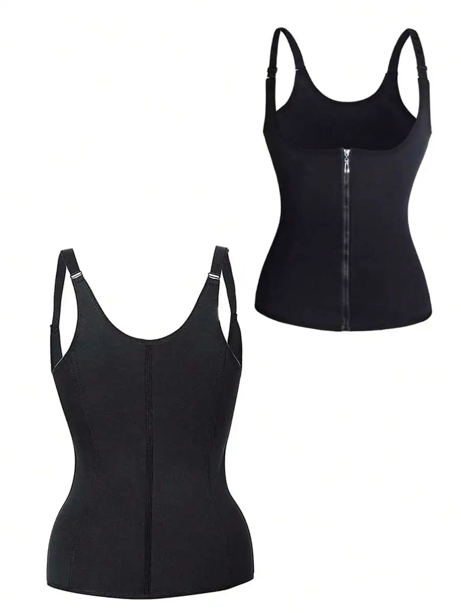 Sports Outdoor 1pc Sports Corset Shapewear Waist Trainer Corset Gym Accessories Black Spring