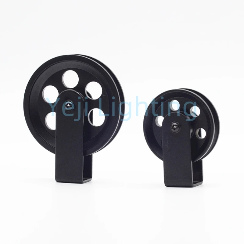 Black Light Lifters Wheel pulley Lighting Accessories Cable wire lifter for led chandeliers American retro iron lamp DIY