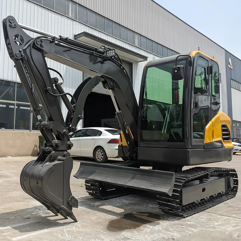 4.0 Ton  Customized EPA/EURO5 Mini Excavator Agricultural Hydraulic Small Excavators 4000kg with Crawler Digger Chinese Factory