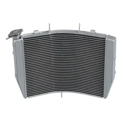 Motorcycle Radiator Cooler Cooling For KAWASAKI NINJA ZX-6R 2009-2012 2010 2011 Aluminum Black