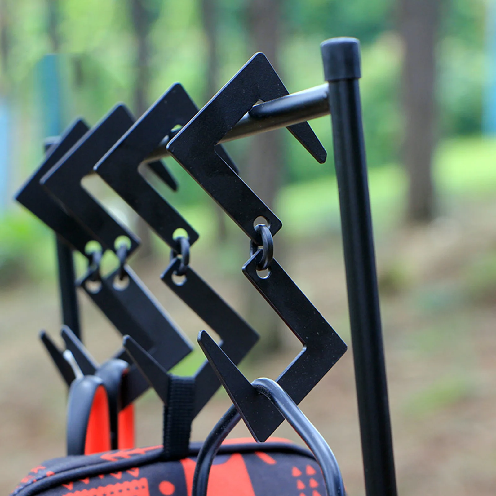 Haki do zawieszania, wielofunkcyjne haki w kształcie litery S, wytrzymałe haki do lamp kempingowych, akcesoria kempingowe na piknik, grill.