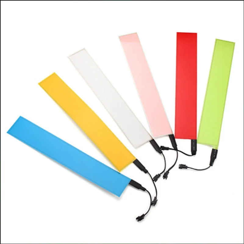 5*30cm Electroluminescent Tape EL LED Strip Light DIY Flexible Neon Lights Glow Rope Party Dec USB 12V Battery Backlight Panel
