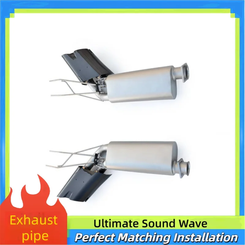 

Stainless Steel Valve cat Back Exhaust System for Mercedes Benz G550 (Upgrade G900) 5.5T W463 2008-2018 Luminous Exhaust Tip