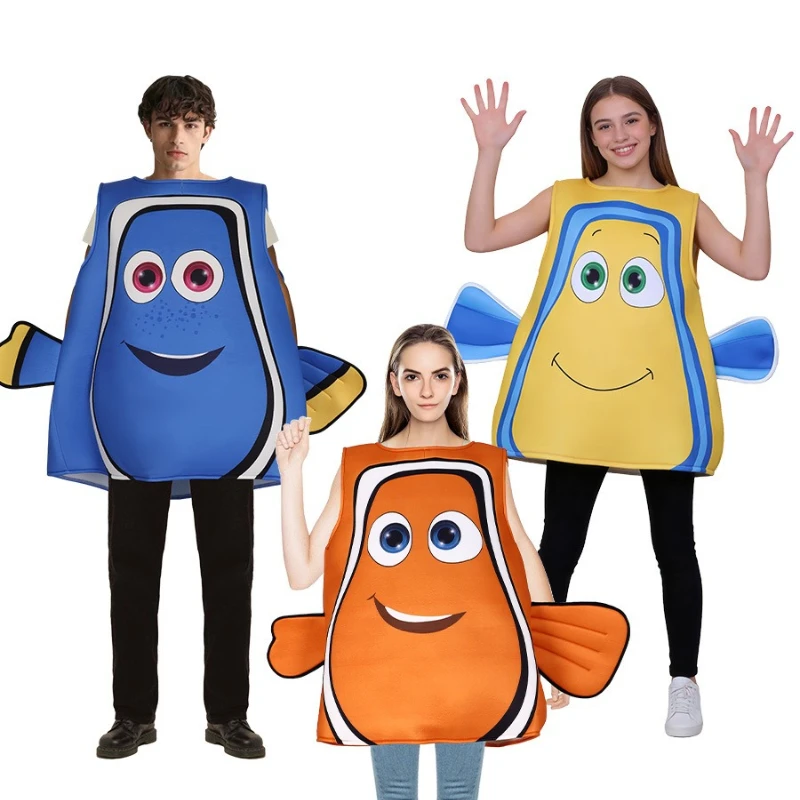 Disfraces de anime de Halloween Buscando a Nemo, cosplay, juego de rol, esponja compuesta, traje cos