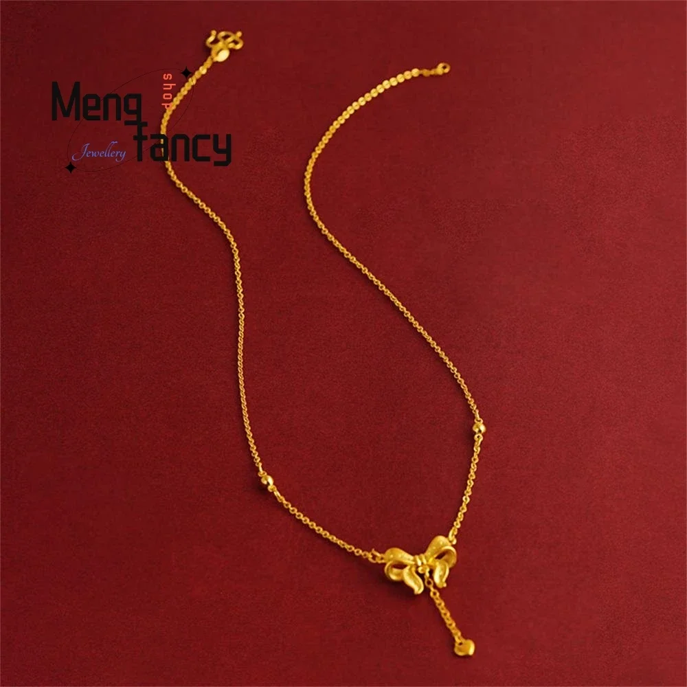 

Vietnam Sand Gold Bracelet Exquisite Pendant Women's Cute Bow Simple High-grade Exquisite Best Selling Fashion Luxury Jewellery