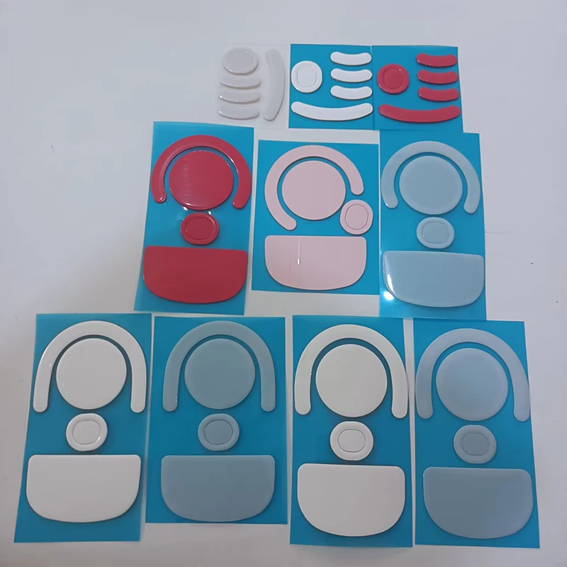 1set Mouse Replacement Foot Pads Fit GPW 1 2 3 4 Wireless Gaming Mouse Multi Colors Smooth Glide Mouse Feet Sticker