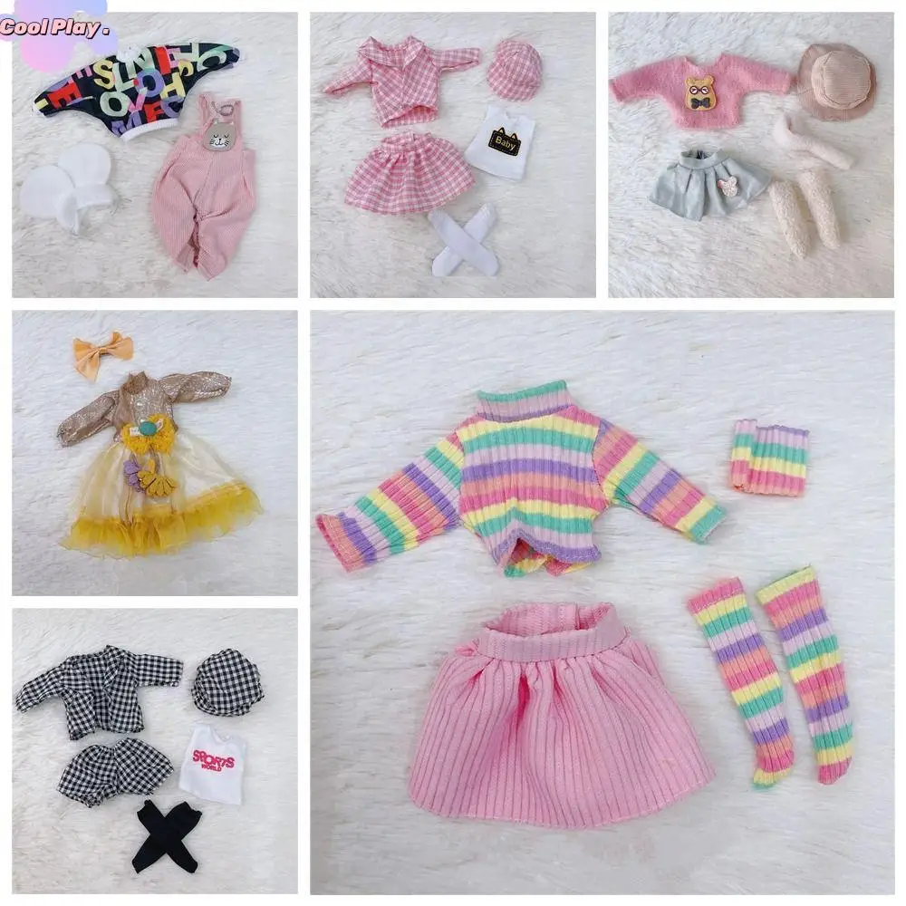 BJD Doll 1/6 BJD Dolls Clothes Set Skirt Pants 30cm Dolls Dress Cloth 30cm Pretty 1/6 BJD Suit Dress Clothes Birthday Gift