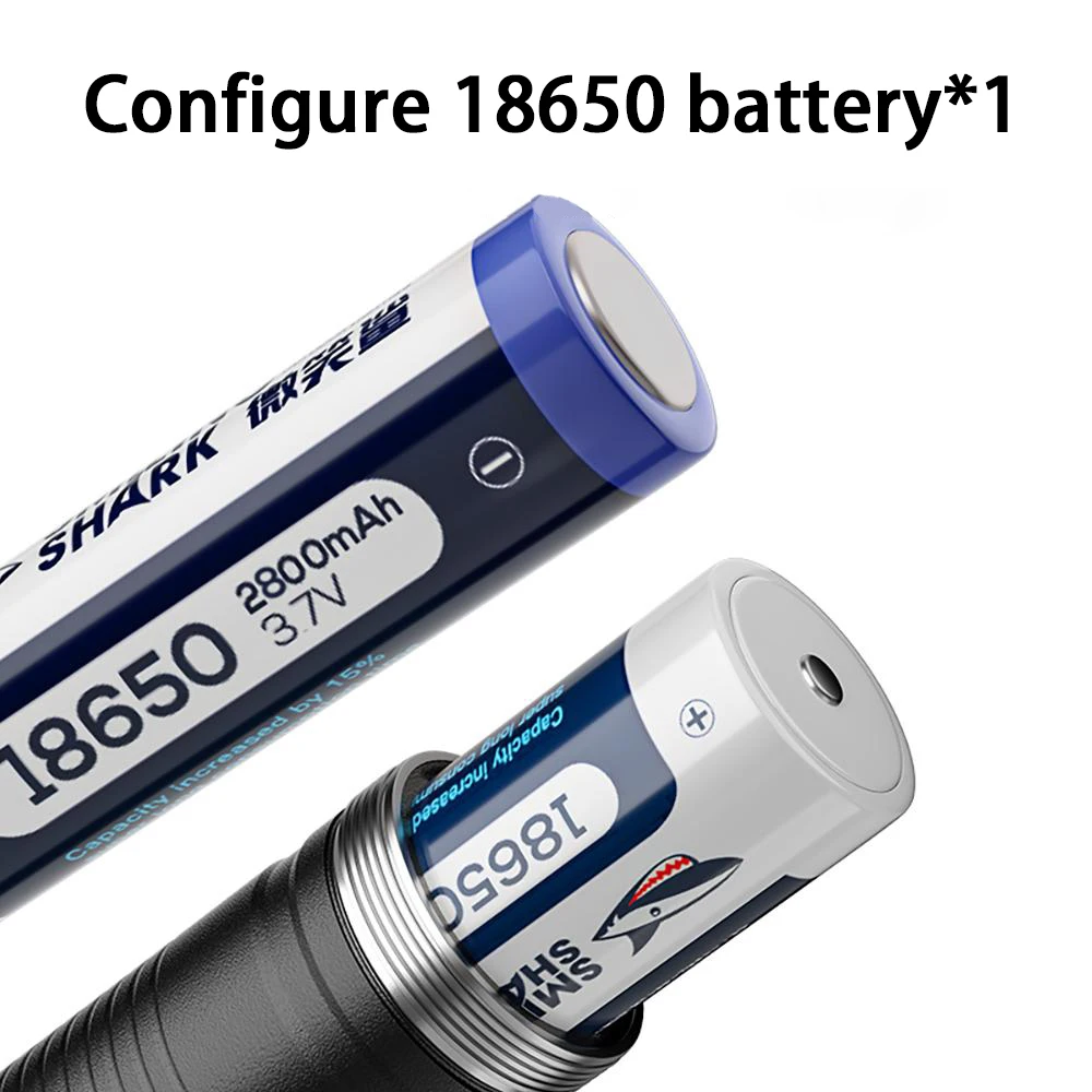 Smiling Shark SD-5233 LED Flashlight, Super Bright Handheld Flashlight, Long-lasting Flash Light Rechargeable for Outdoors