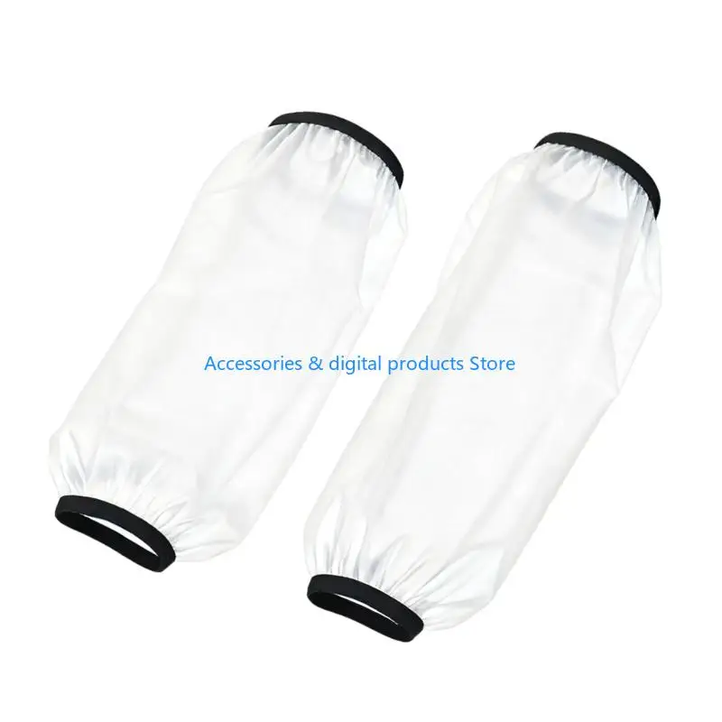 77JD Transparent TPU Arm Guards Waterproof Comfort Fit Gardening Cleaning Work Essential