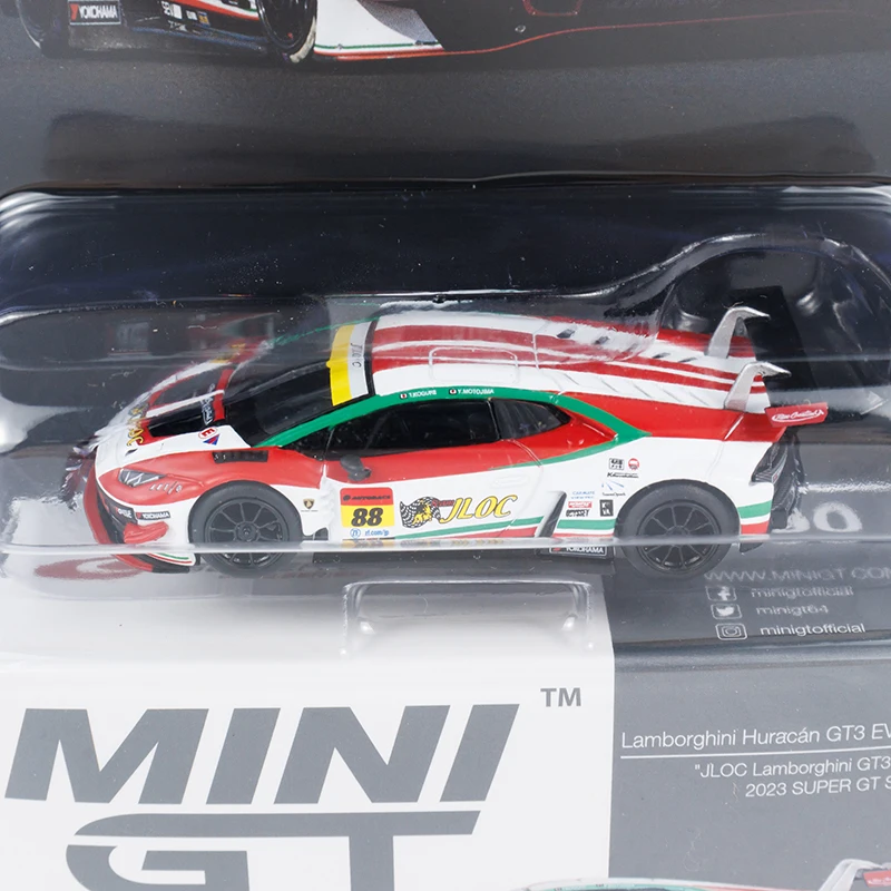 نموذج سيارة صغيرة من Lambor Huracan ، سبيكة مصبوبة ، مجموعة مركبات رياضية ، GT3 EVO2 ، 1:64