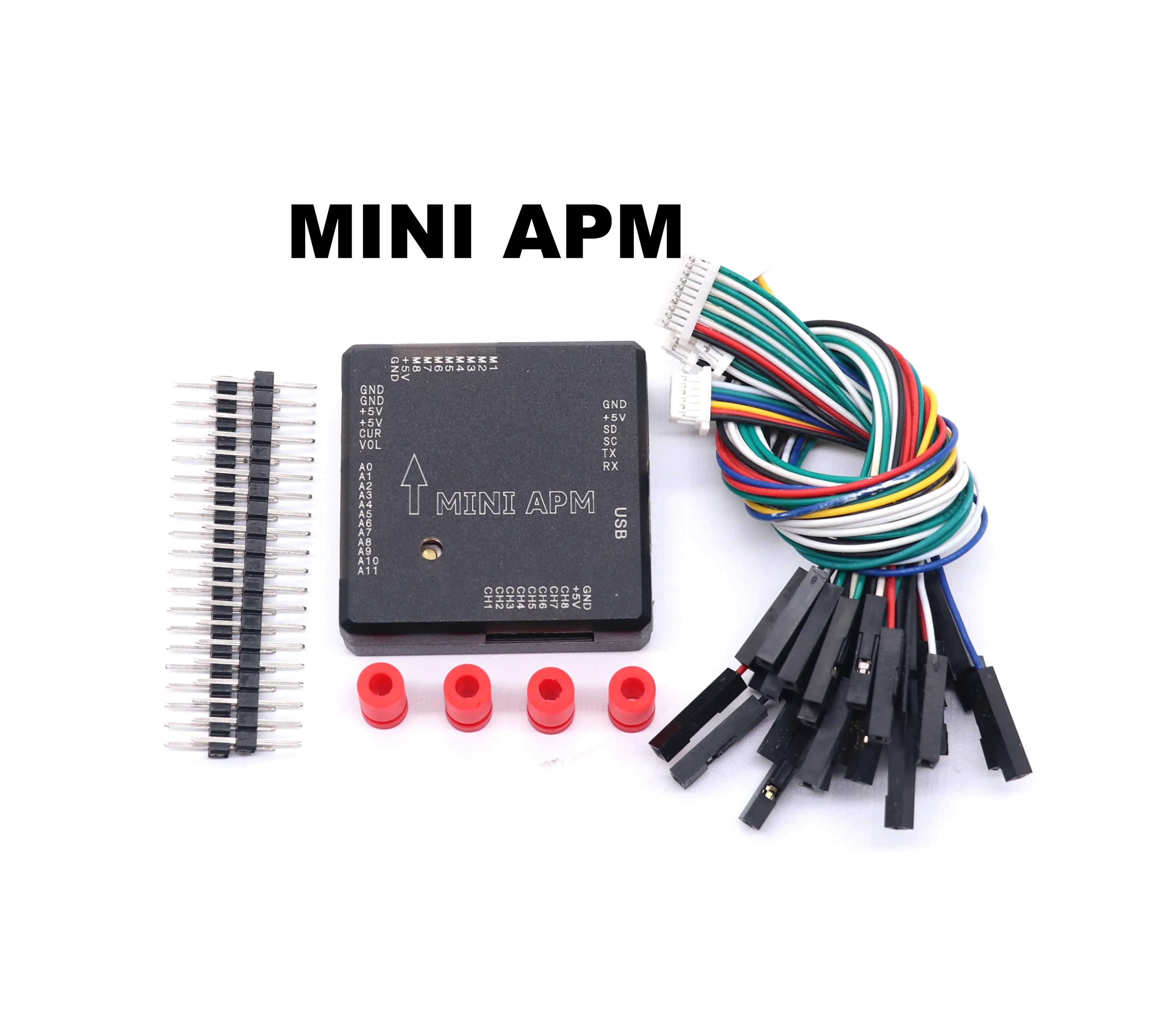 

RCtosky MINI APM с корпусом V3.3 Контроллер полета Ardupilot RC Квадрокоптер Мультикоптер APM2.8 Самолет